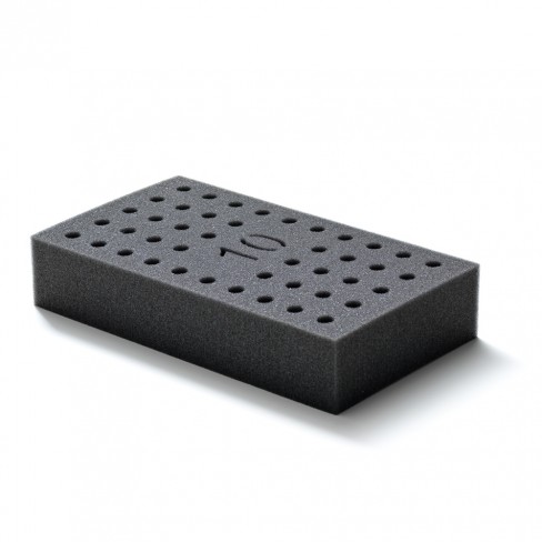 Rack portoir mousse pour Multi-TX5D 44 tubes diam 10mm 1,5/2,0 ml