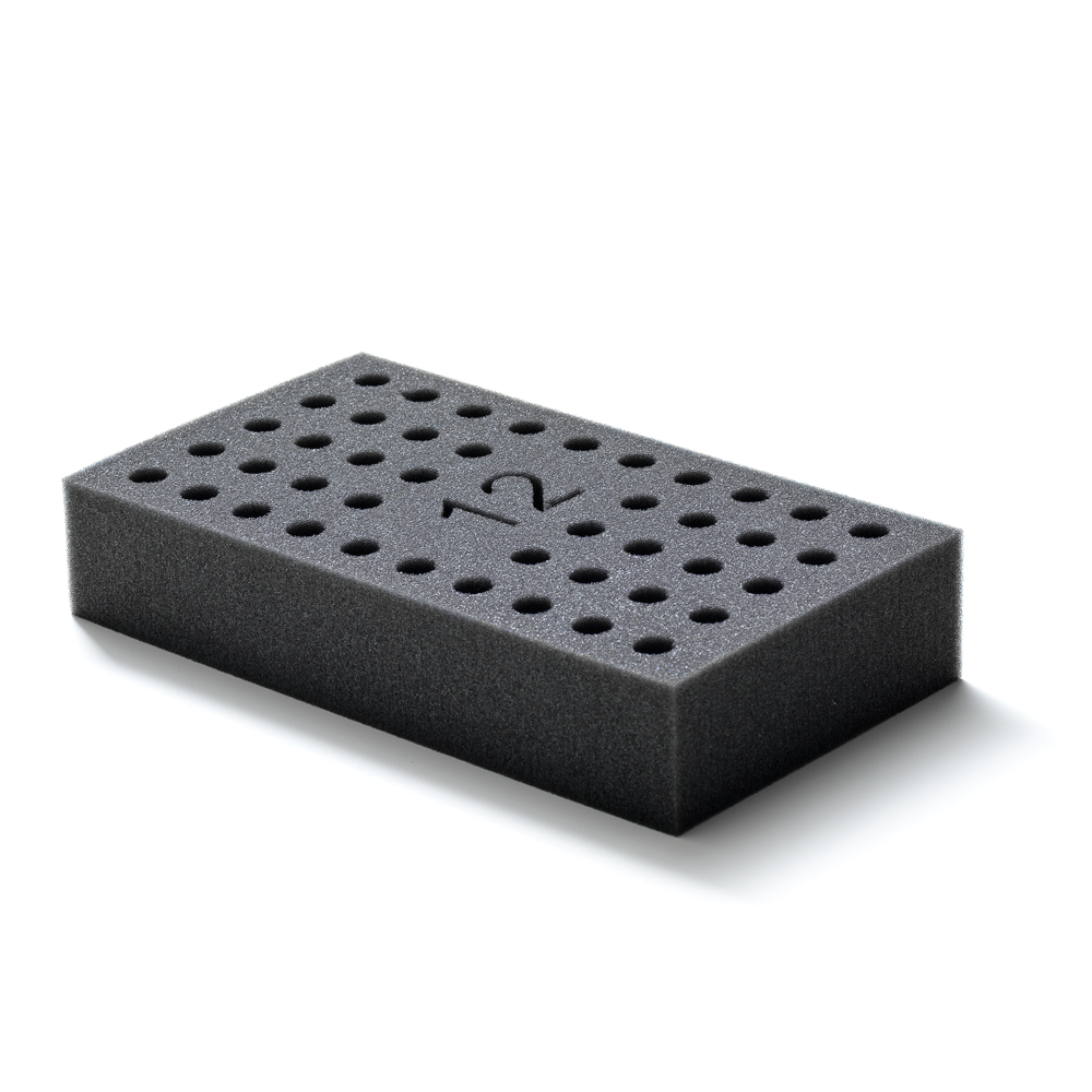 Rack portoir mousse pour Multi-TX5D 44 tubes diam 12mm de remplacement (inclus avec appareil)