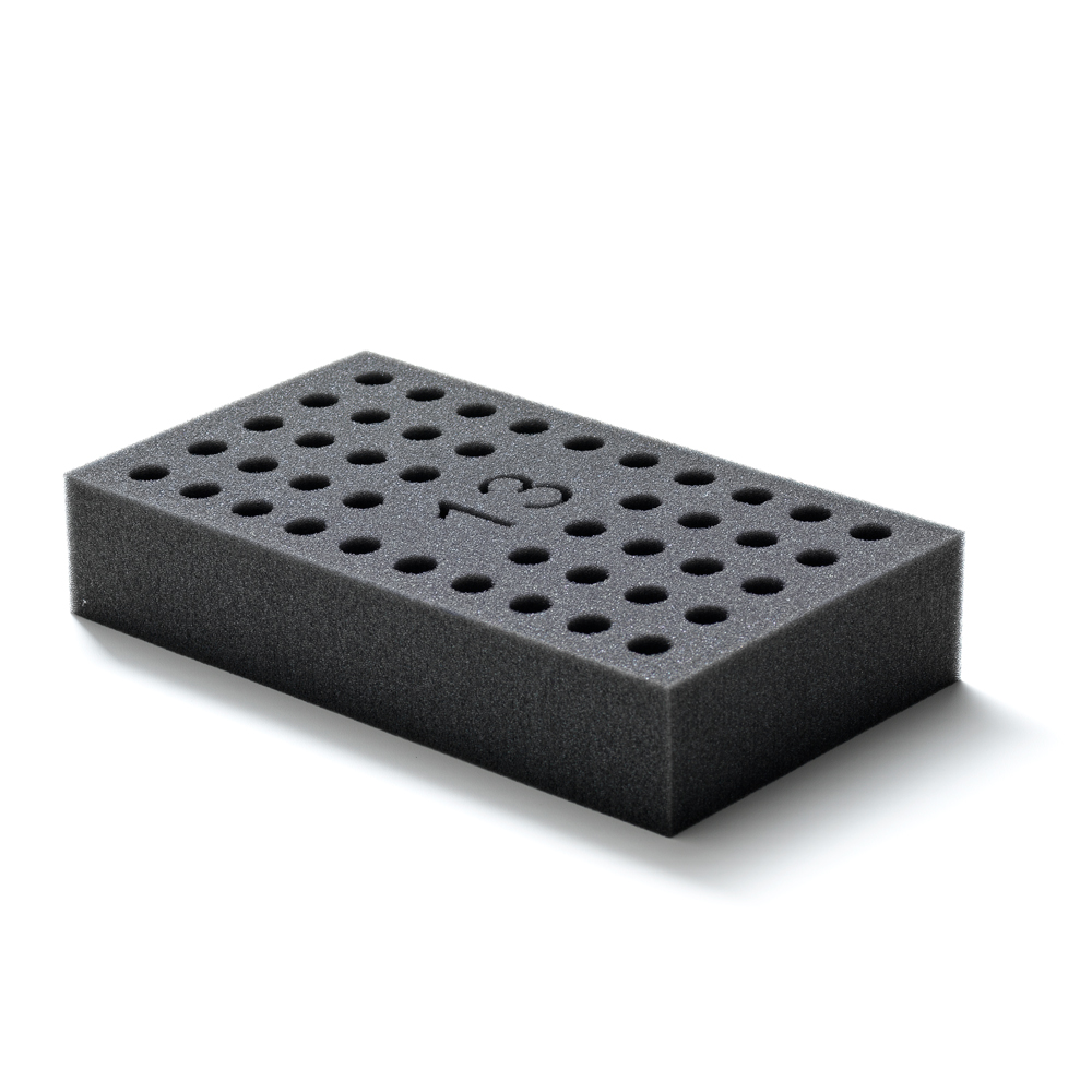 Rack portoir mousse pour Multi-TX5D 44 tubes diam 13mm