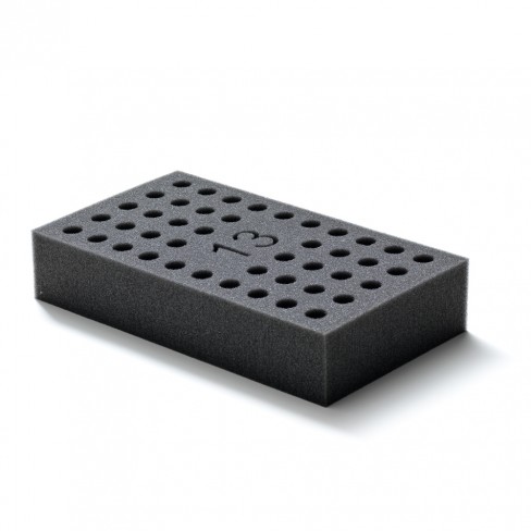 Rack portoir mousse pour Multi-TX5D 44 tubes diam 13mm