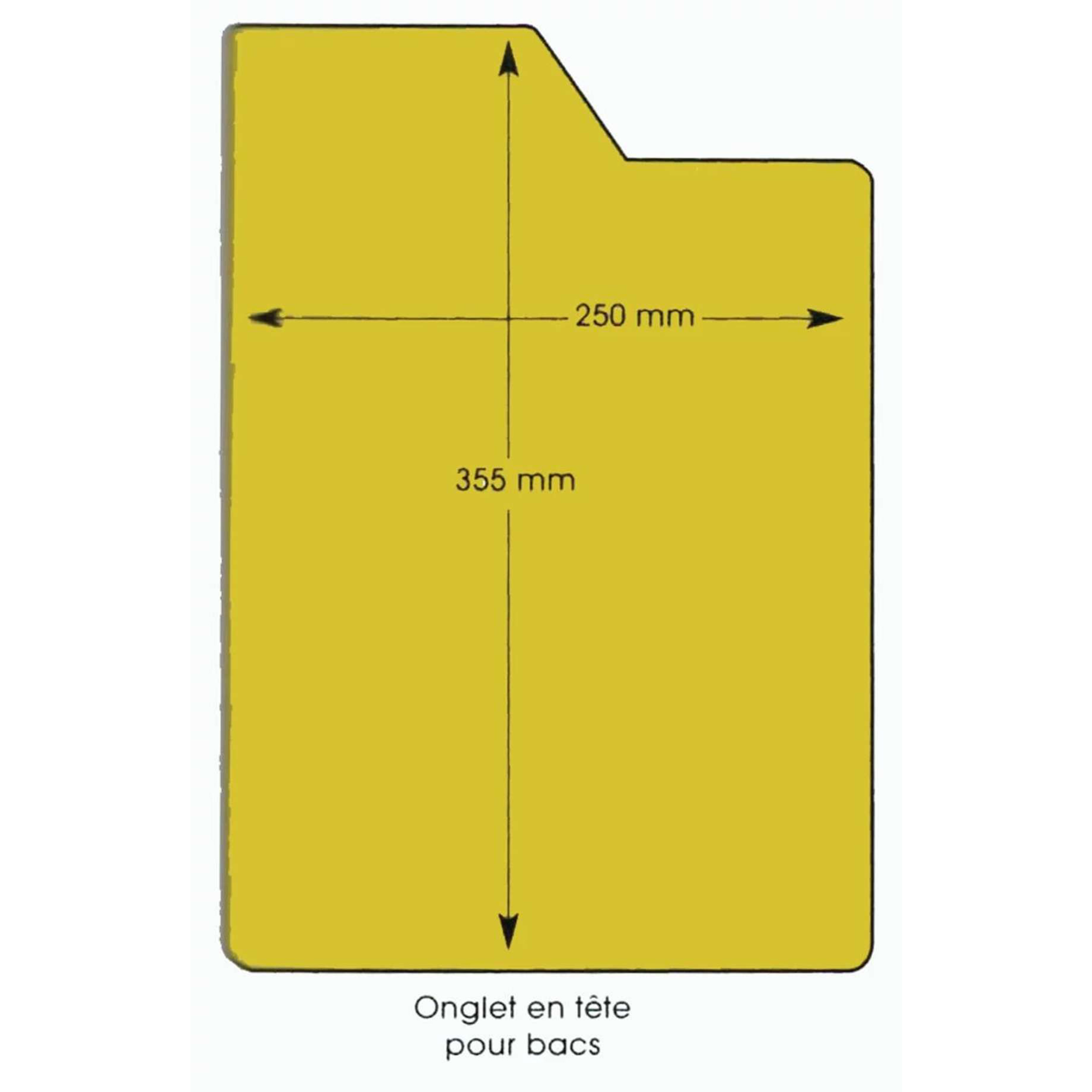 Intercalaires pour bac à BD Nova - lot de 10
