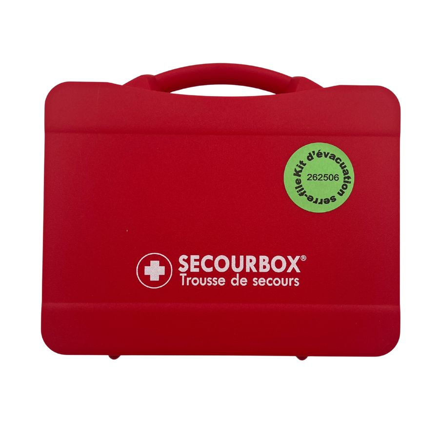 Kit d évacuation serre-file - mallette de secours en polypropylène