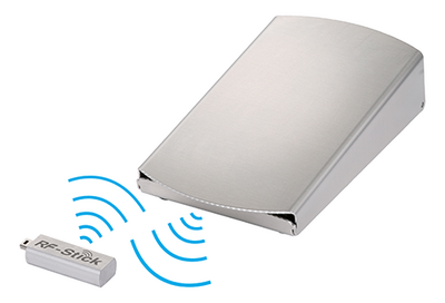 Pédale de commande acier inox avec récepteur radio (sans fil) pour brûleur FUEGO SCS