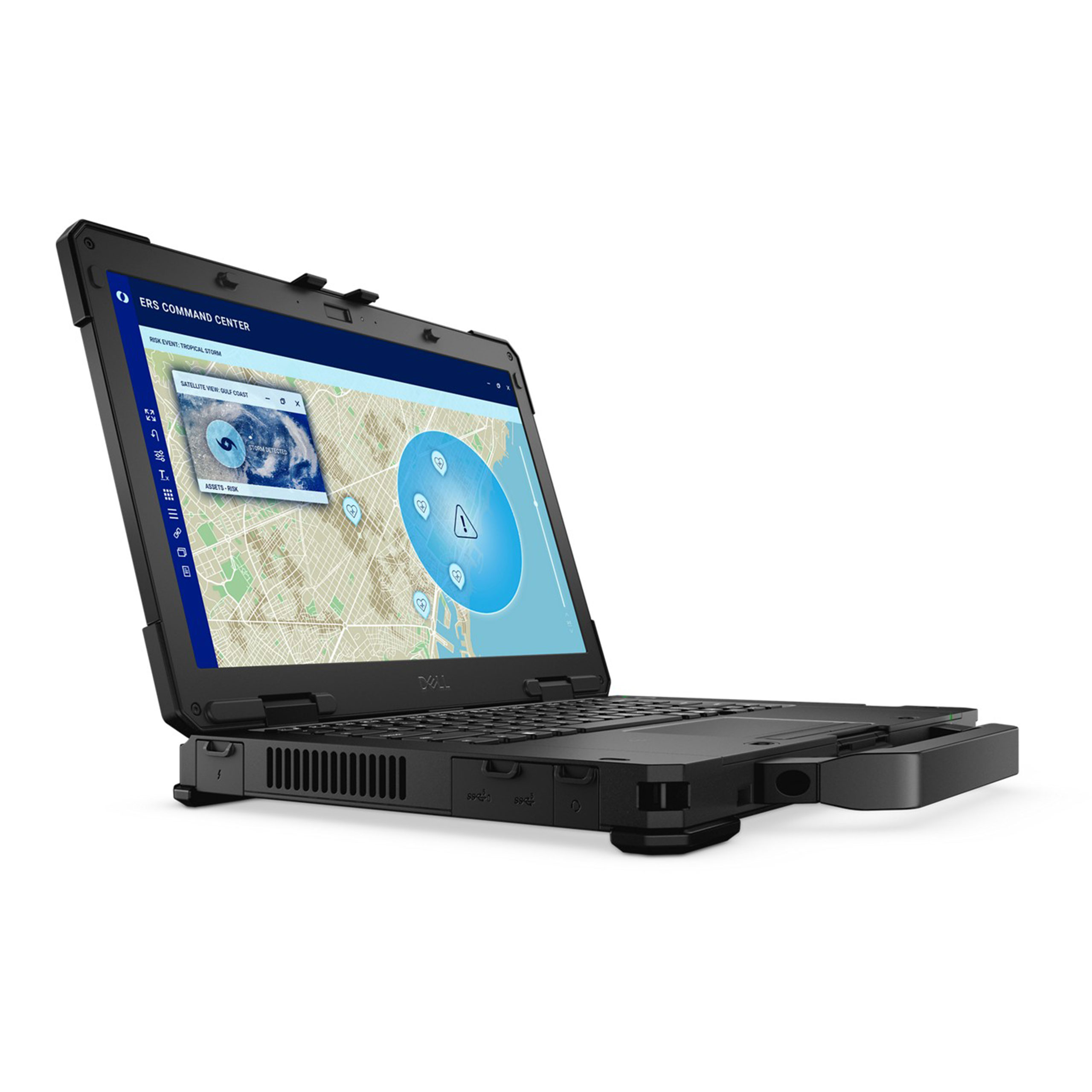 PC portable Dell Pro Rugged 14 - 14'' Ultra 5 135U - 8 Go - 256 Go - Windows 11 Pro - avec chargeur