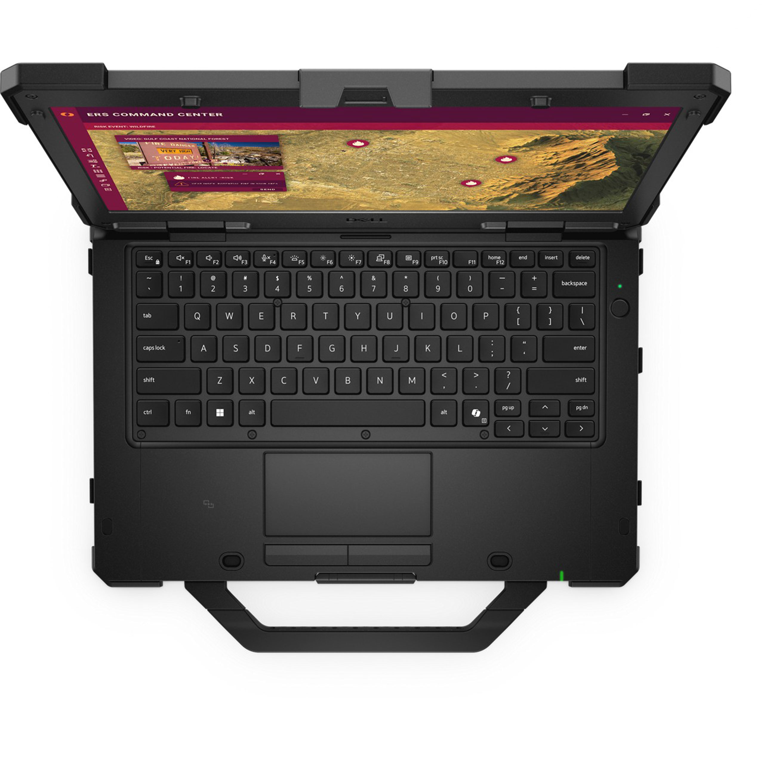 PC portable Dell Pro Rugged 13 - 13'' Ultra 5 135U - 16 Go - 256 Go - Windows 11 Pro - avec chargeur