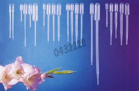 Pipette transfert 155 mm 5 ml graduée 1ml bulbe 3,4 ml stérile emballage unitaire x 500