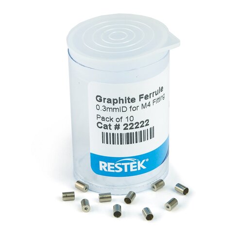 Ferrule standard 1/16'' en Vespel (85%)/Graphite (15%), DI 0.8mm x 10