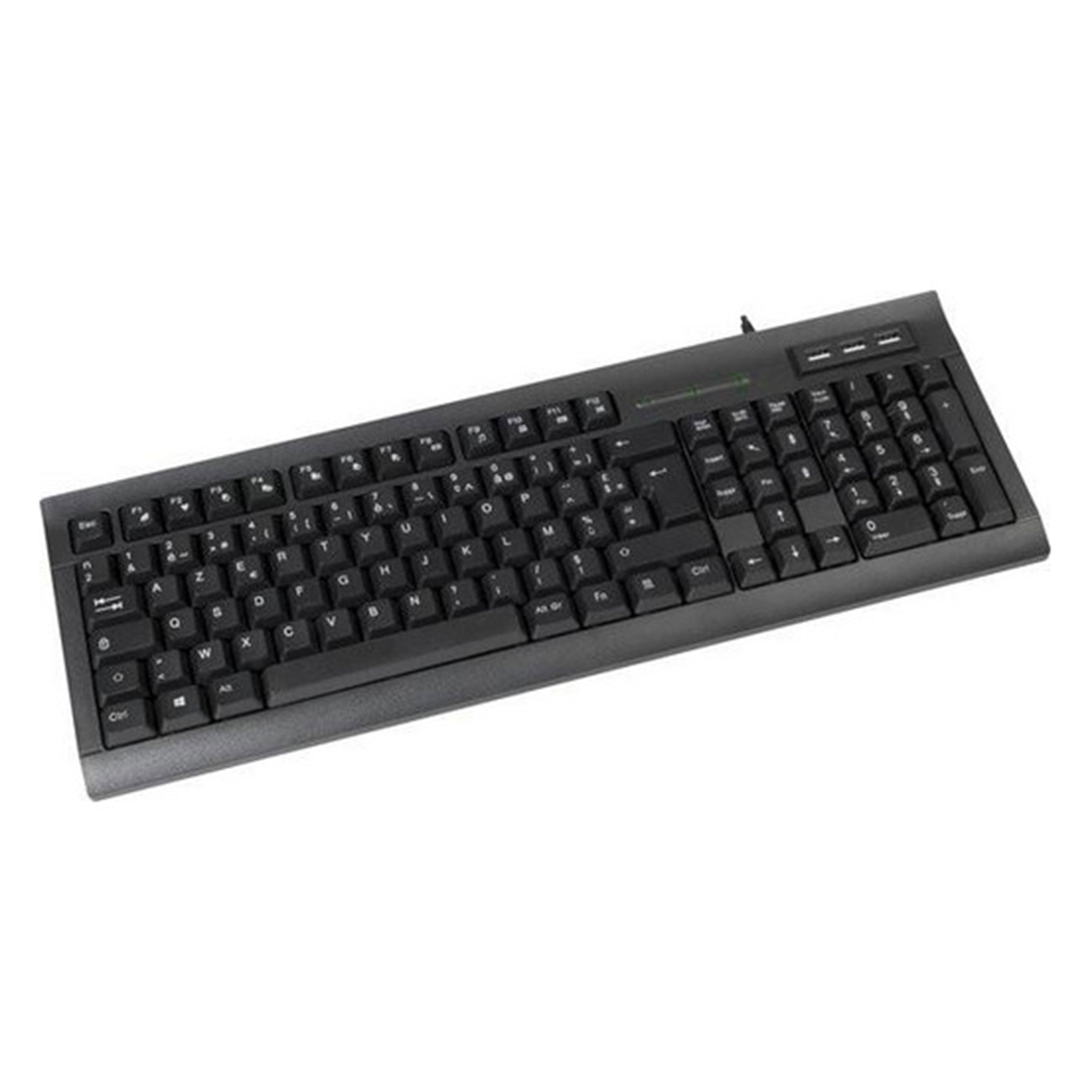 Clavier filaire DACOMEX K460u avec 3 ports USB intégrés