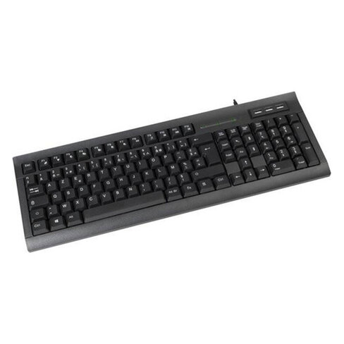 Clavier filaire DACOMEX K460u avec 3 ports USB intégrés