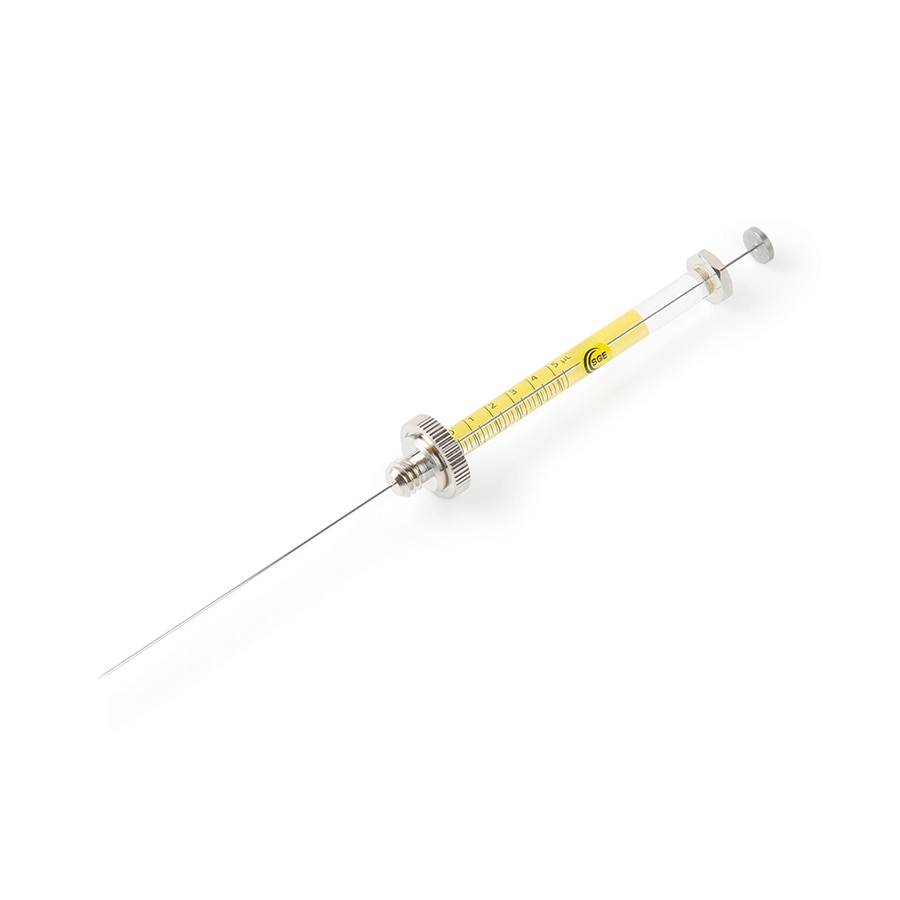 Seringue sge de 10 µl pour passeurs d échantillons ctc/leap aiguille fixe de 50 mm calibre 26 pointe conique x 6