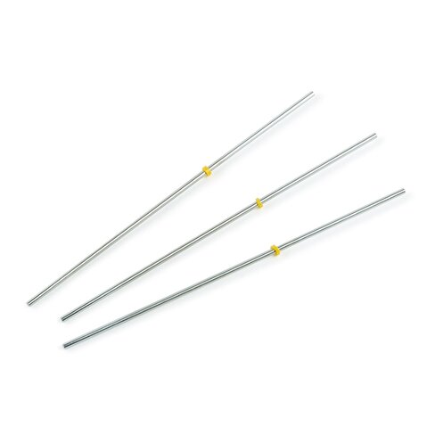 Tube capillaire en acier inoxydable pour hplc longueur 10 cm ø ext 1/16pD int 0,178 mm jaune x 3