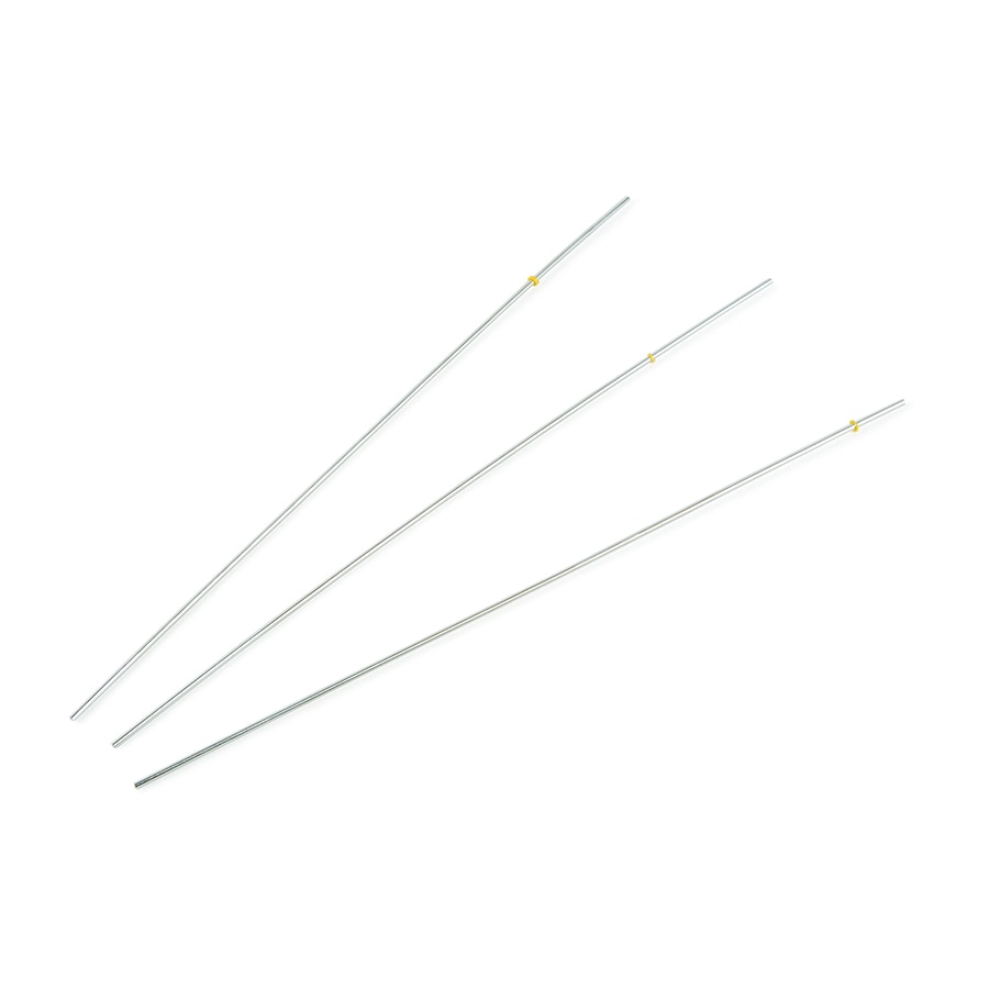 Tube capillaire en acier inoxydable pour hplc longueur 20 cm ø ext 1/16pD int 0,178 mm jaune x 3