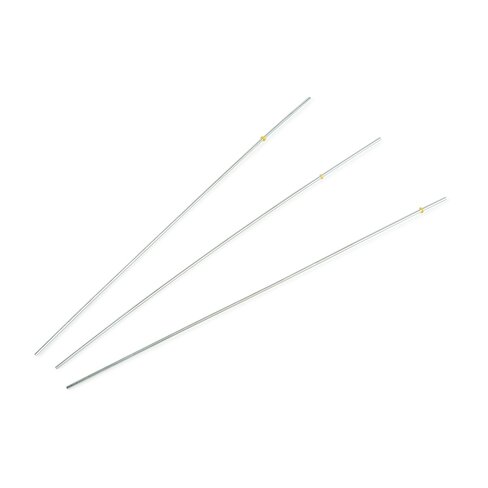 Tube capillaire en acier inoxydable pour hplc longueur 20 cm ø ext 1/16pD int 0,178 mm jaune x 3