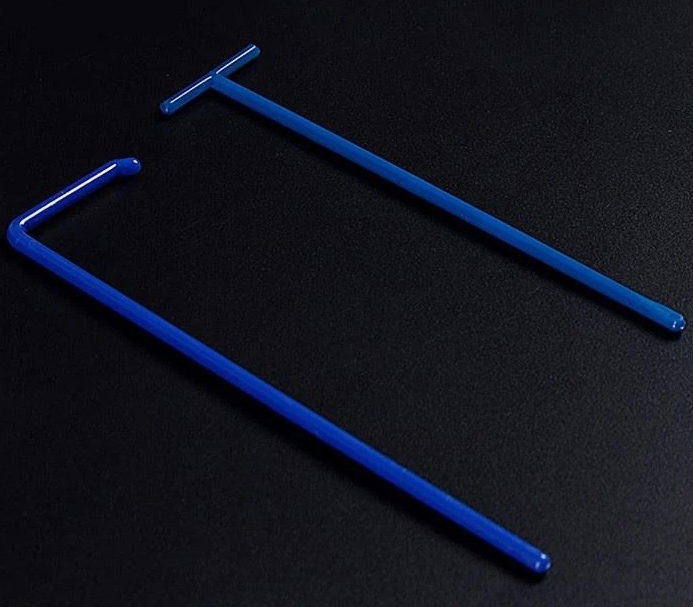 Etaleur en forme de T polystyrène ABS stérile par 5 x 100