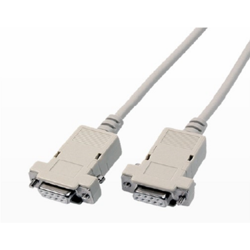 Câble Null modem RS232 DB9 femelle-femelle - l. 10 m