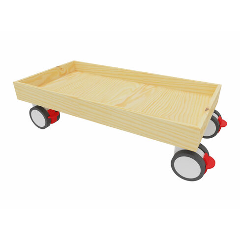 Chariot mobile M - l. 72,1 x h. 19,8 x pr. 36 cm
