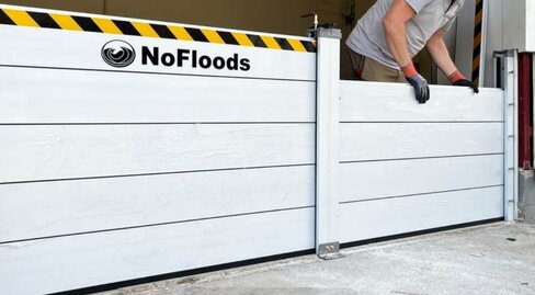 NoFloods AluGate panneau 153 SET_H153cm_L350cm (8 planches)