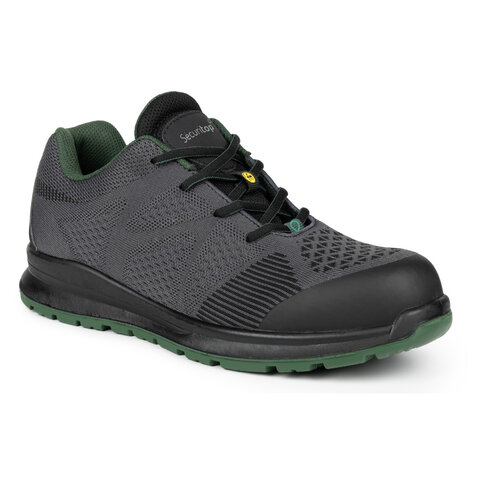 Chaussure basse Spina S1PS - France Sécurité - tige tricotée et microfibre - gris - taille au choix