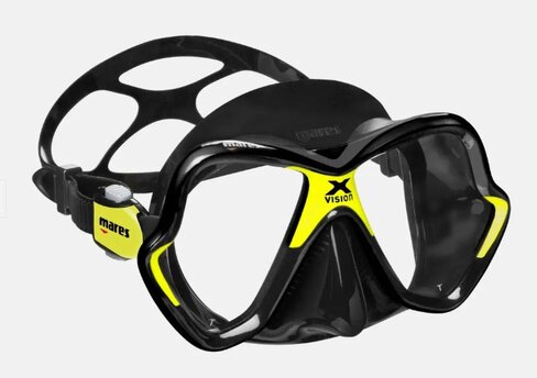 Masque bi-verre Marès X-Vision - noir/jaune