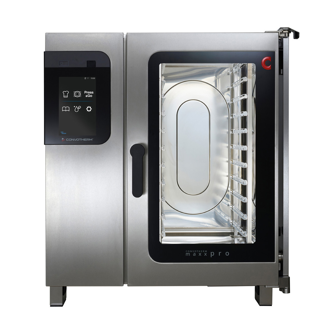 Four mixte hybride électrique - système clos - 11 niveaux GN2/1 easy Touchporte escamotable +