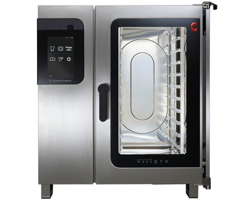 Four mixte hybride Gaz - 11 niveaux - GN 1/1 Easy-Touch - porte escamotable