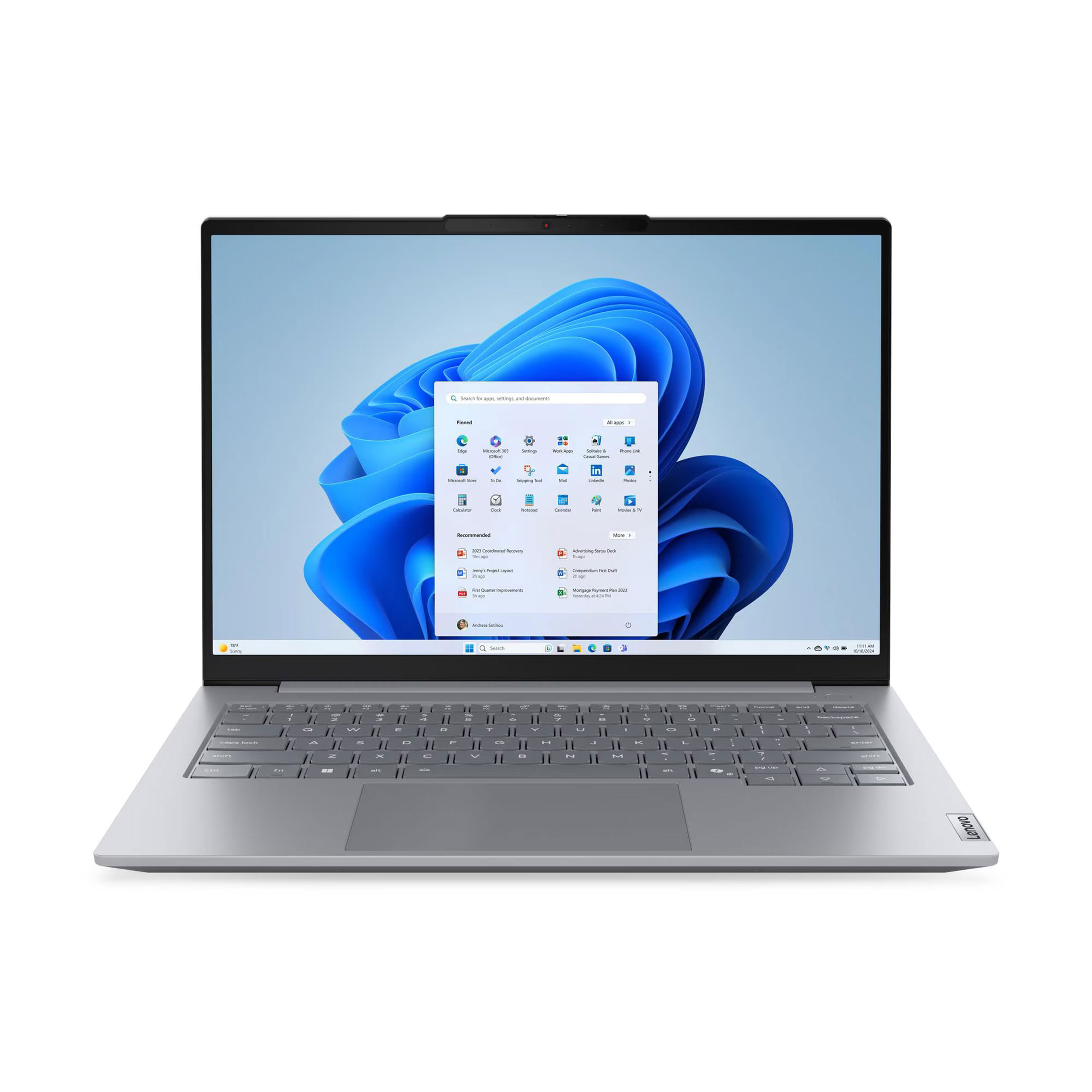 PC portable Lenovo ThinkBook 14 Gen 8 - 14'' Ultra 5 225U - 8 Go - 256 Go - sans OS - sans chargeur