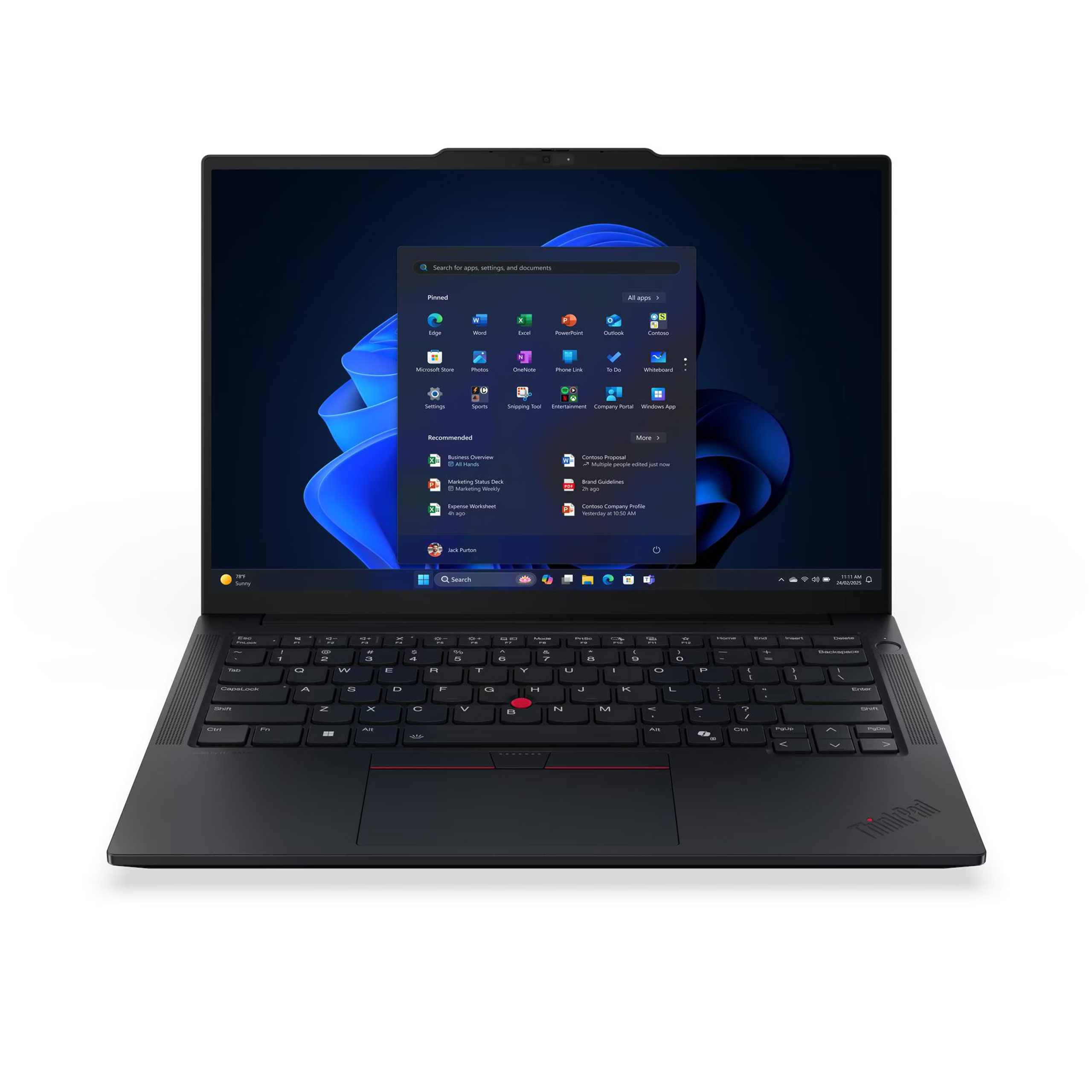 PC portable LenovoThinkPad E14 Gen 7 - 14'' Ultra 5 225U - 8 Go - 256 Go - Windows 11 Pro - sans chargeur