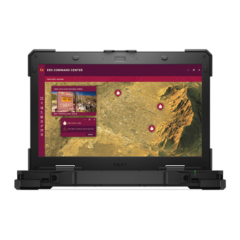 PC portable Dell Pro Rugged 13 - 13'' Ultra 5 135U - 16 Go - 256 Go - Windows 11 Pro - avec chargeur
