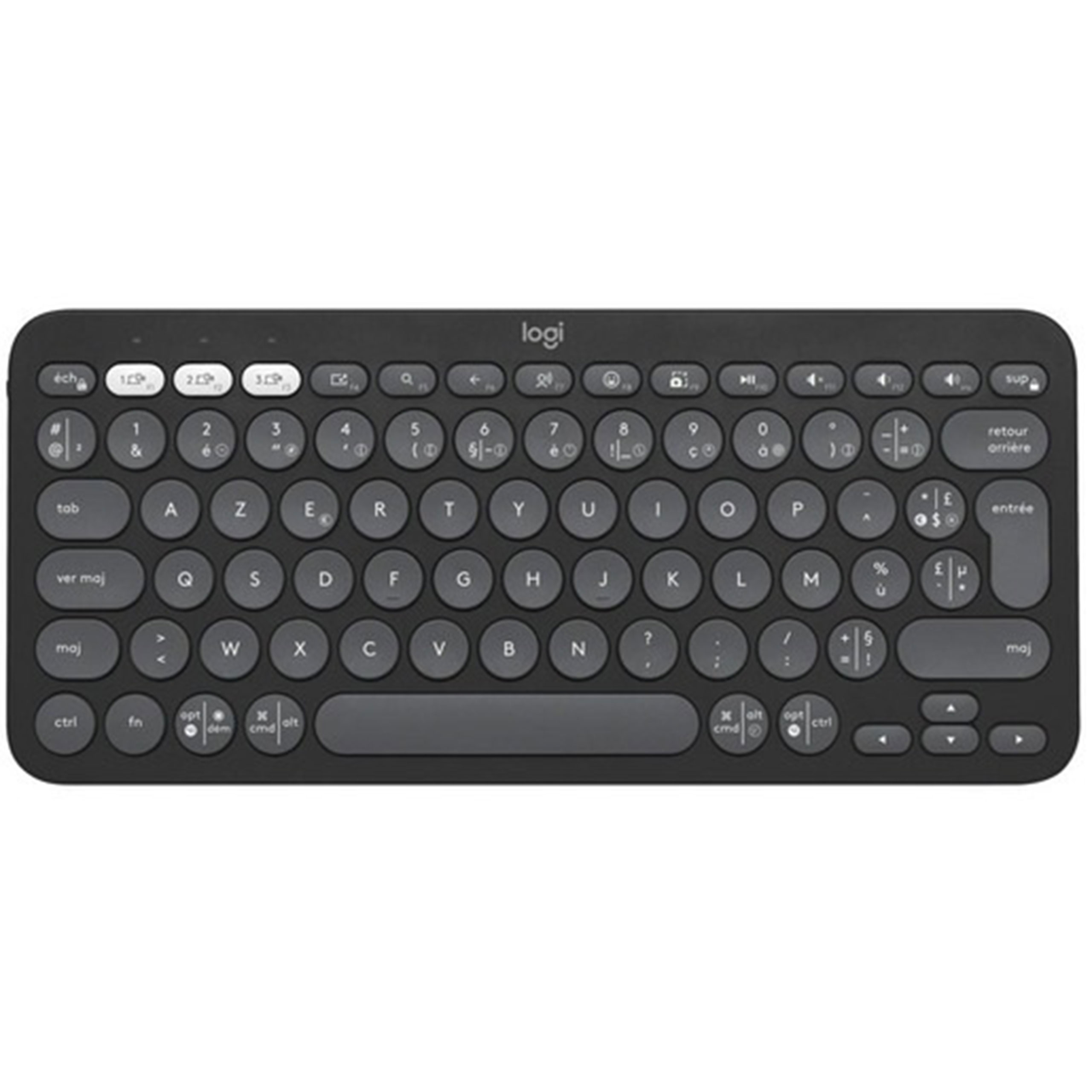 Clavier sans fil LOGITECH Pebble 2 K380s Graphite