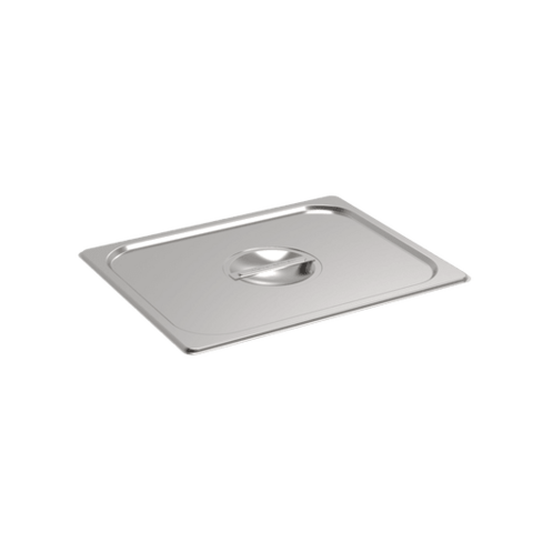 Couvercle inox plat GN 1/2 + 1 QR