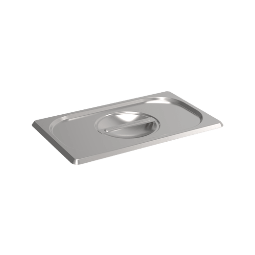 Couvercle inox plat GN 1/4 + 1 QR