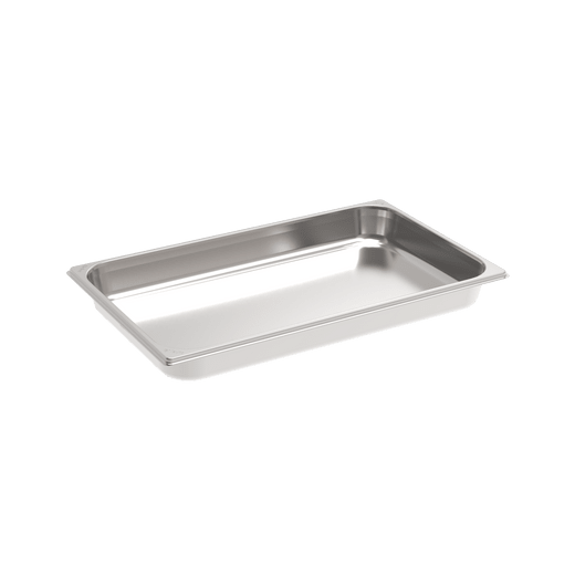 Barquette inox conique GN 1/1 X 55 mm + 1 QR