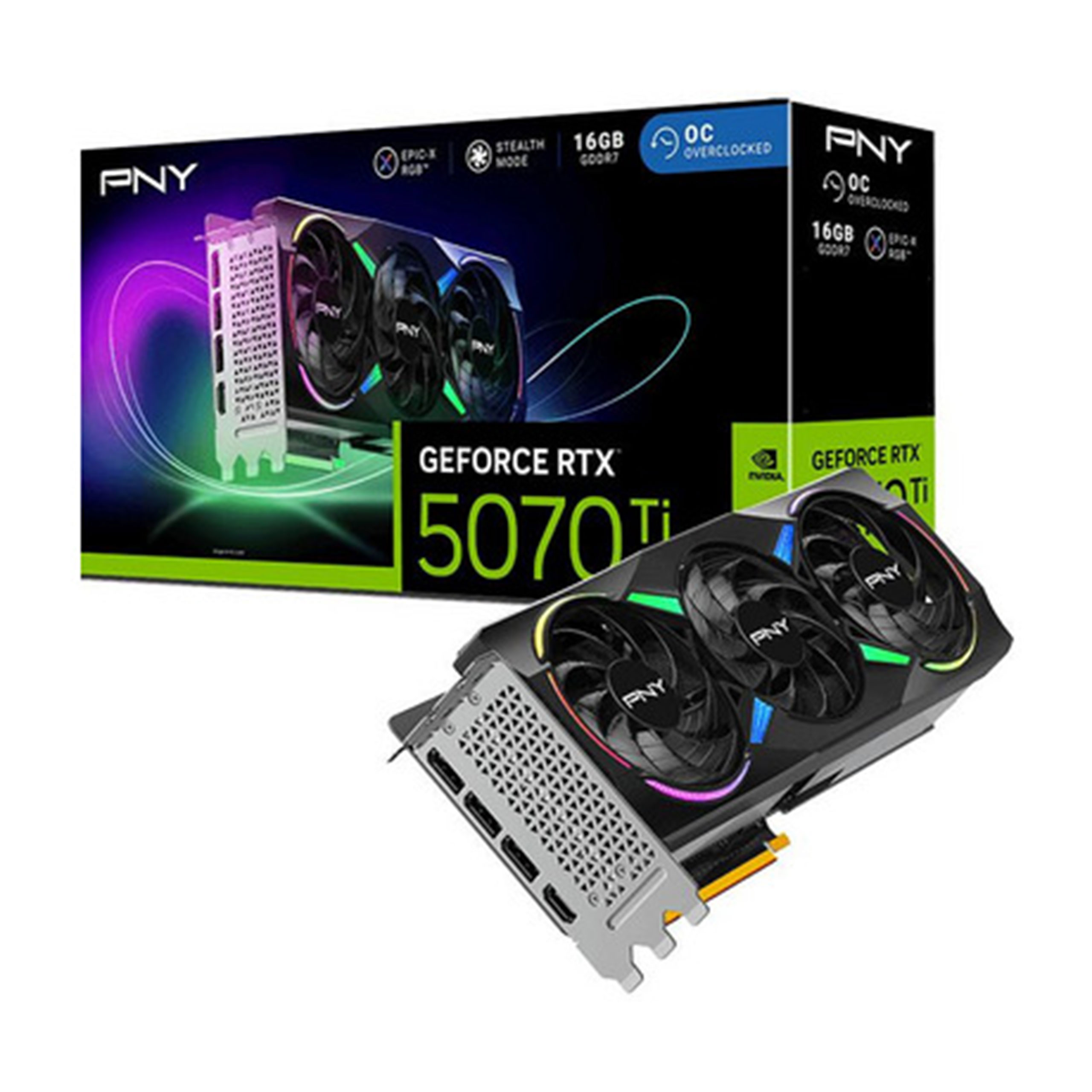 Carte graphique NVIDIA RTX 5070Ti 16GB ARGB -16 Go - PCI Express