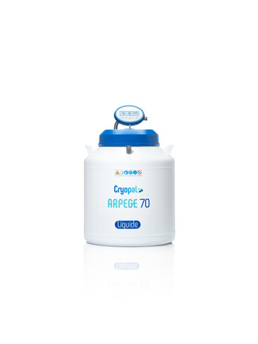Cryoconservateur liquide Arpege 70 (ITN-RS/420) avec indicateur niveau/T° CRYOMEMO