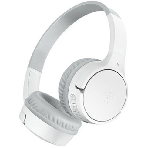Casque Bluetooth enfant Belkin SoundForm Mini blanc - volume sécurisé - autocollants fournis