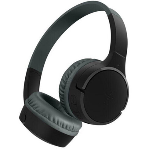 Casque Bluetooth enfant Belkin SoundForm Mini noir - volume sécurisé - autocollants fournis