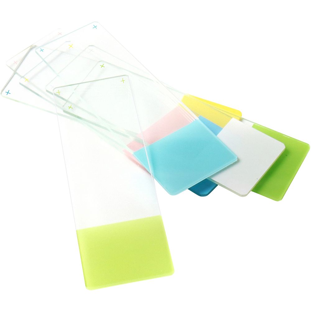 Lame adhésive Color-PLUS PCI qualité Super Grade bords rodés 90 deg blanches, impression thermique x 72