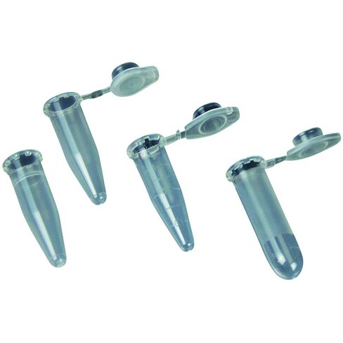 Microtube 1,5 ml avec capuchon plat x 1000