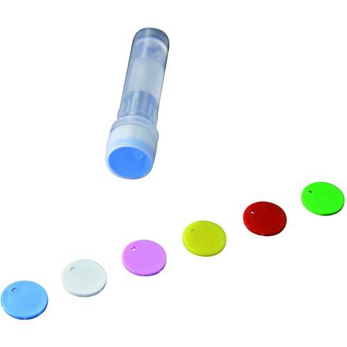 Pastille d identification pour Microtube jaune x 1000
