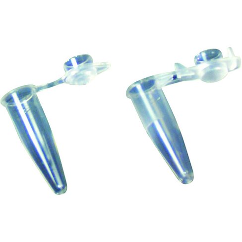 Microtube avec capuchon en dôme verrouillable 0,2 ml x 1000