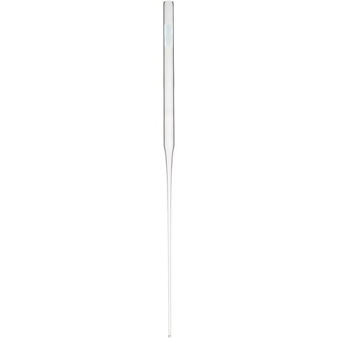 Pipette Pasteur en verre à pointe fermée, cotonnées, Ø7,3 x 270 mm x 1000