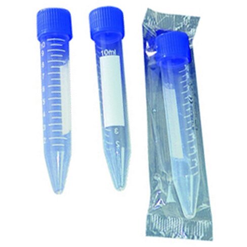 Tube capuchon vissant fond conique 10 ml x 100