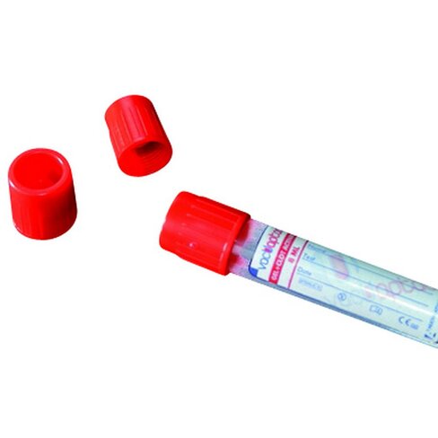 Capuchon pour tube à vide Ø 12/13 mm rouge x 1000