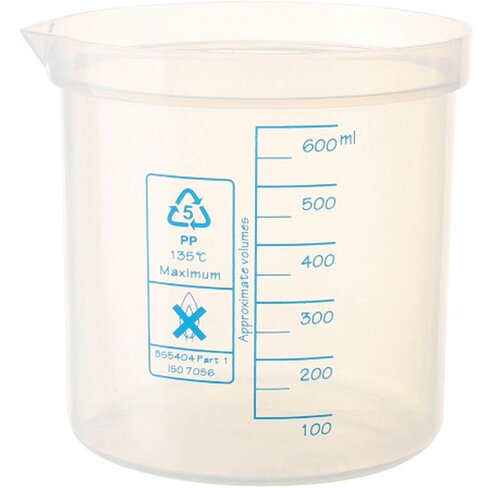 Bécher forme basse, en polypropylène, graduations sérigraphiées, 1000 ml