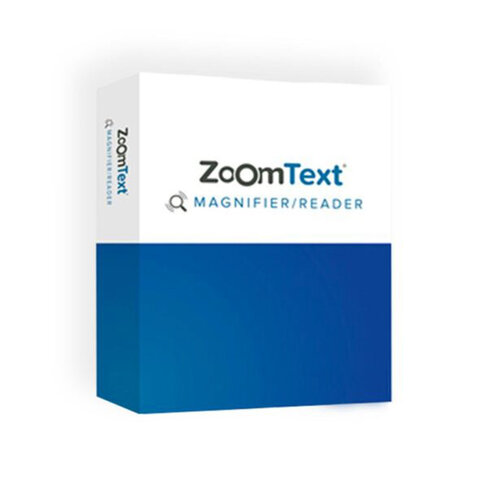 Logiciel d'agrandissement avec lecteur vocal pour Windows - Freedom Scientific - ZoomText Magnifier Reader avec SMA