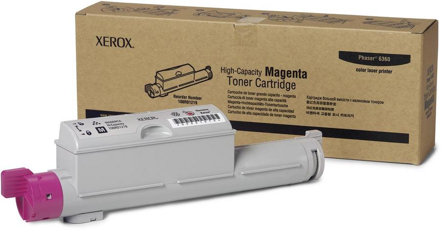 Toner laser Xerox 106R01219 - magenta - l'unité
