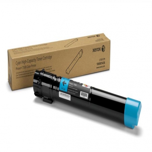 Toner laser Xerox 106R1436 - cyan - l'unité
