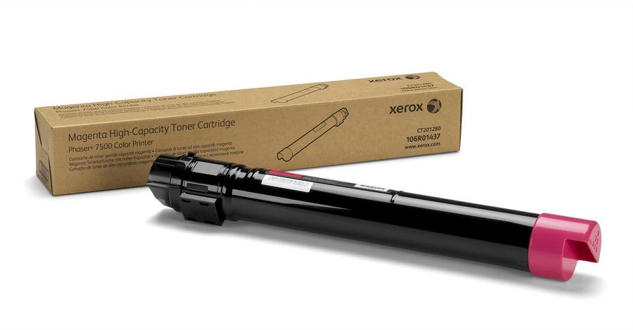 Toner laser Xerox 106R1437 - magenta - l'unité