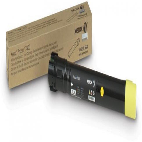 Toner laser grande capacité Xerox 106R01568 - jaune - l'unité
