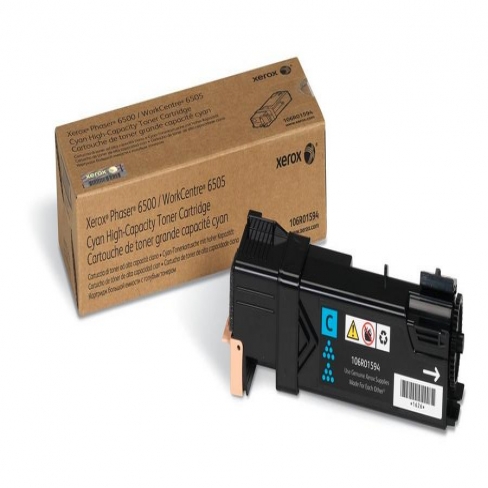 Toner laser grande capacité Xerox 106R01594 - cyan - l'unité